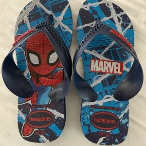 Havaianas Kids Marvel Spider-Man Flip Flops - New without tags/box